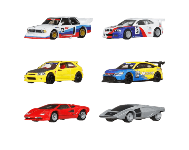 HOTWHEELS Premium Set of Two Collectible Toy Cars Assortment