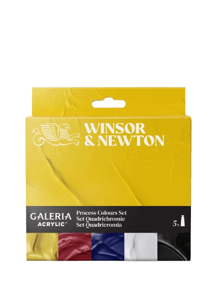 Winsor & Newton Galeria Acrylic Paint Process Set, 5 x 60ml
