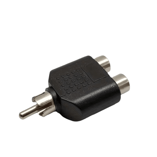 1 Male to 2 Female RCA Plug