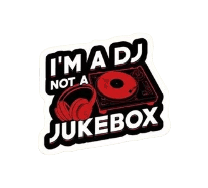 Durable Vinyl Dj Sticker