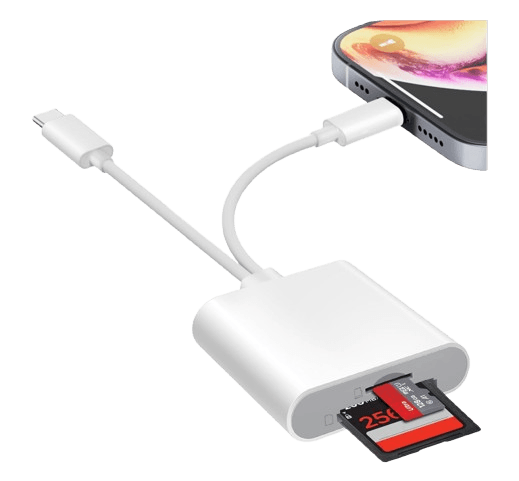 SD Card Reader for iPhone / iPad