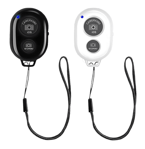 2 Pack Wireless Camera Remote Shutter, Selfie Clicker for Photos & Videos