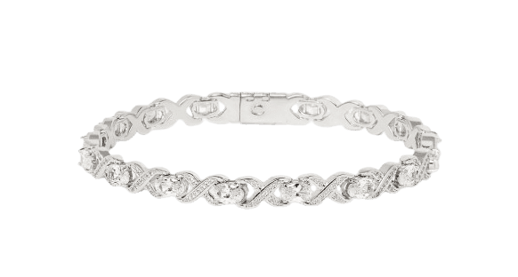 Cernucci Iced Infinity & Stone Bracelet