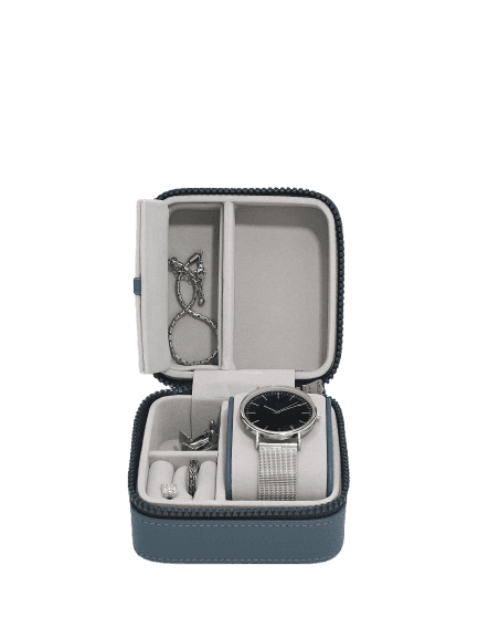 Canvas Watch & Jewellery Box
