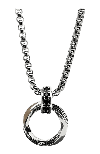 Infinity Circle Pendant Necklace