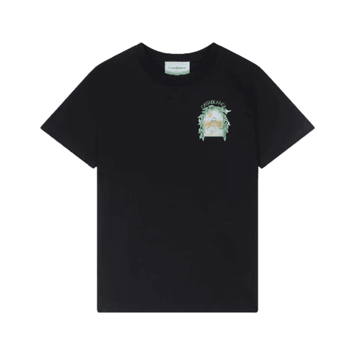 Casablanca Tennis Arch Black T-shirt