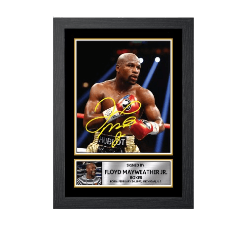 Floyd Mayweather M695 Boxing Autographed Poster