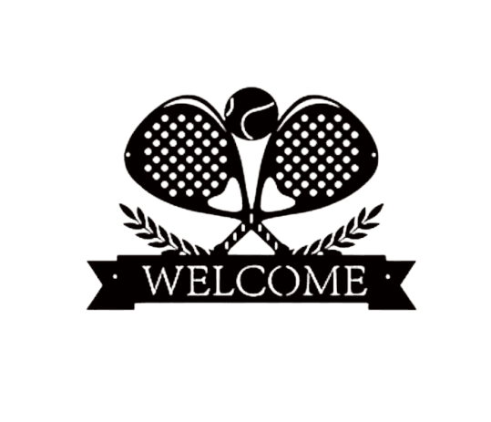 Padel Metal Wall Art