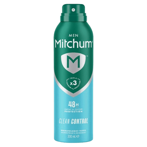 Mitchum Men Clean Control Antiperspirant & Deodorant 200ml