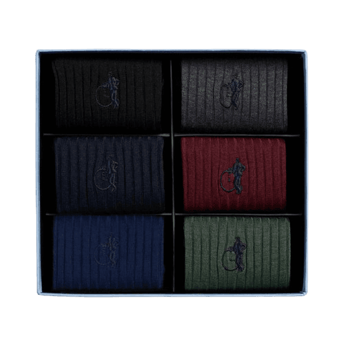 London Sock Company The Traditional Set, 6-Pair Box