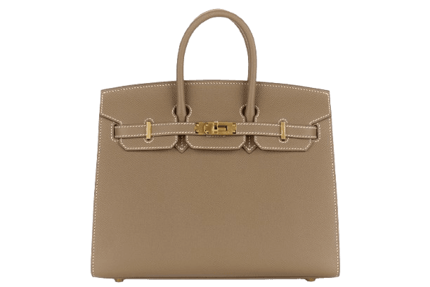Hermès Birkin 25 Etoupe Epsom Sellier Gold Harware