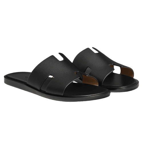 Hermès Paris Izmir Black Sandal