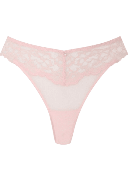 Ann Summers Sexy Lace Thong - Pale Pink