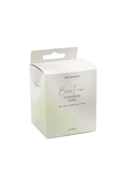 Ann Summers Buzz Fresh Biodegradable Sex Toy Cleaning Wipes - Pack of 10