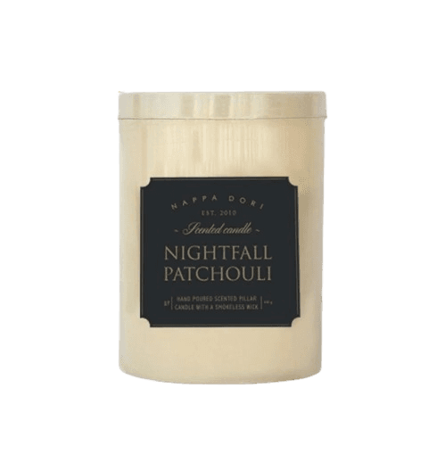 Nappa Dori Pillar Candle Medium - Nightfall Patchouli
