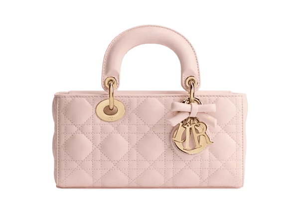 Dior Small Lady D-Joy Bag Soupir Pink Cannage Lambskin