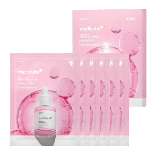 medicube PDRN Pink Peptide Ampoule Sheet Mask 6EA