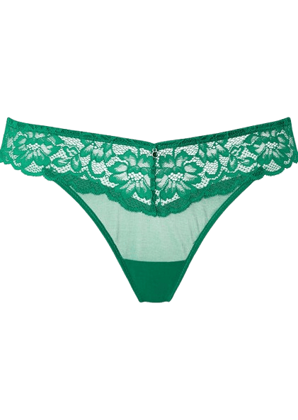 Ann Summers Sexy Lace Thong - Mid Green
