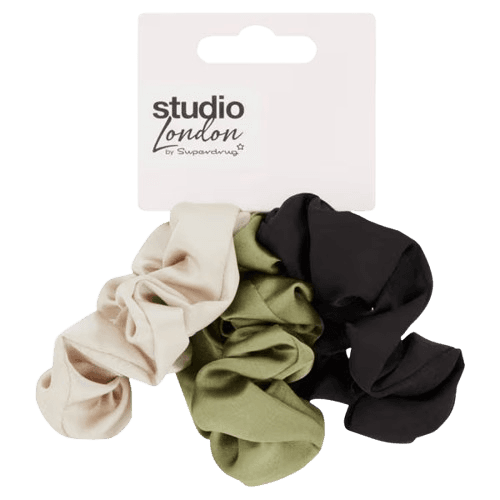 Studio London 3pk Scrunchies