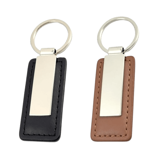 2PCS Leather Key Chain
